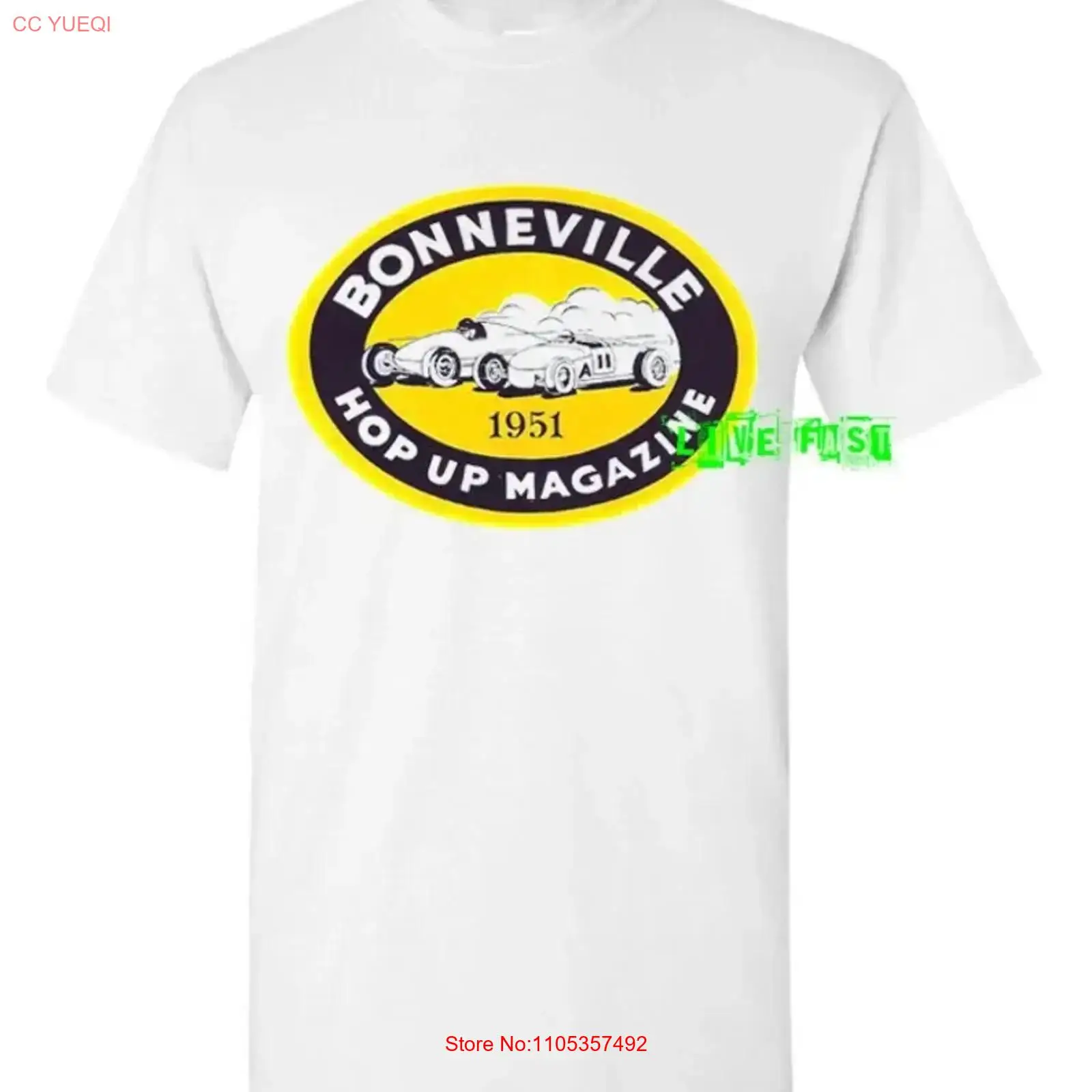 Collectible Vintage T Shirts - BONNEVILLE SALT FLATS 1951 T Shirt