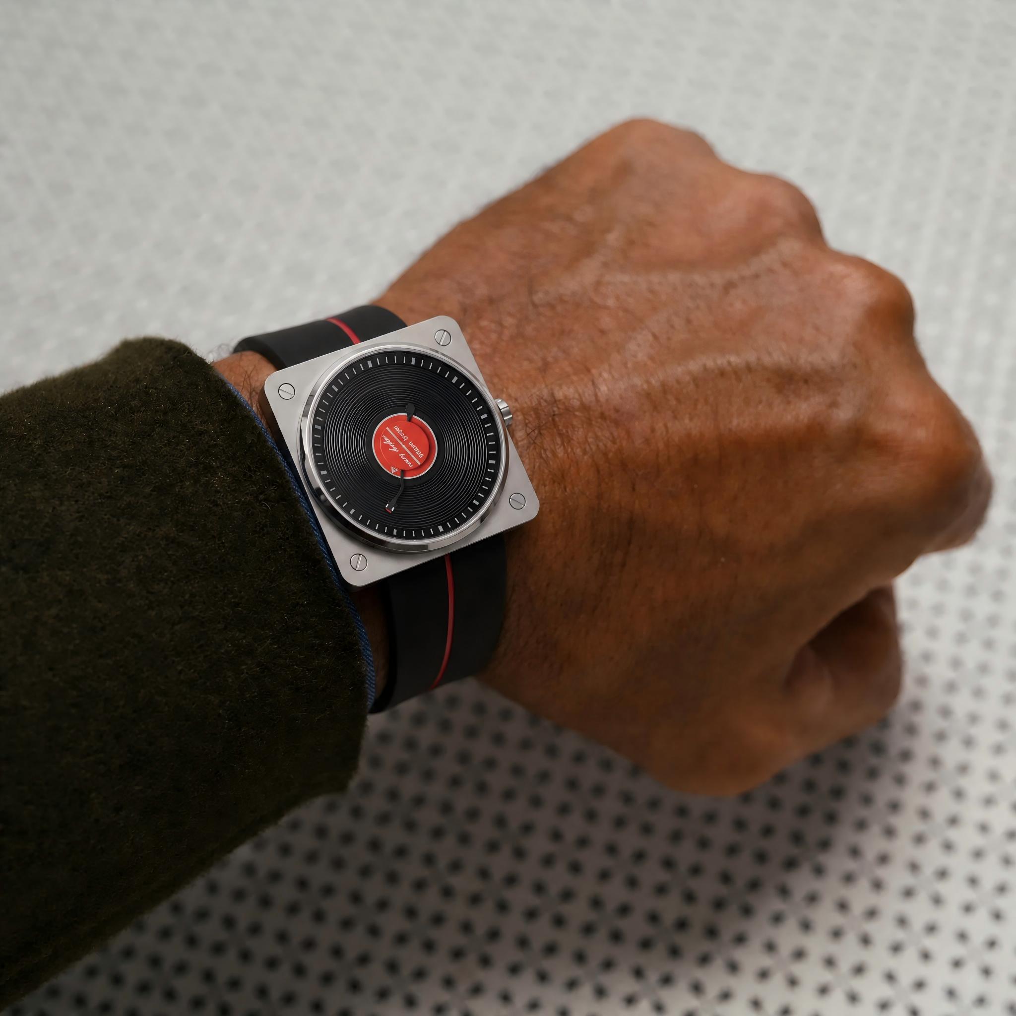 Vintage Collectible Watches - SKU Vinyl Record Quartz Men's Watches