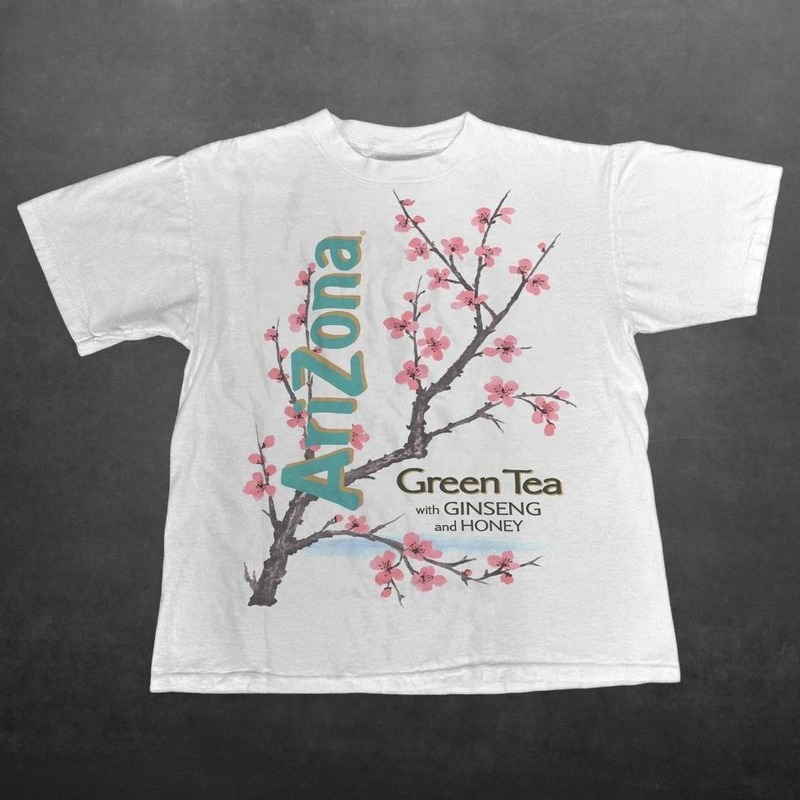 Collectible Vintage T Shirts - Vintage Y2K Cherry Blossom Printed T-shirt