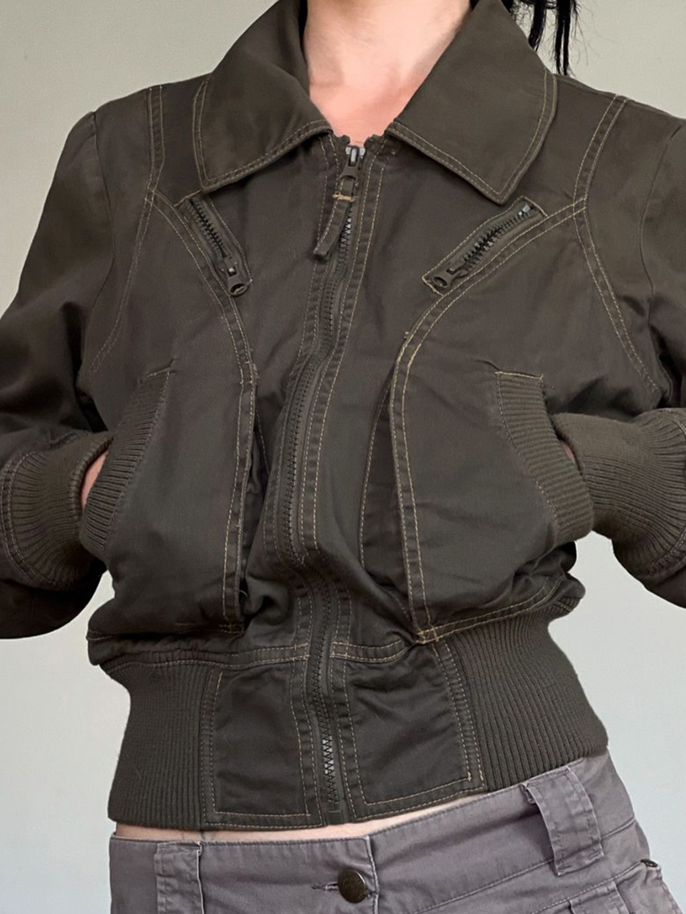 Vintage Zipper - Summer Men's Clothing Slim Fit Zip