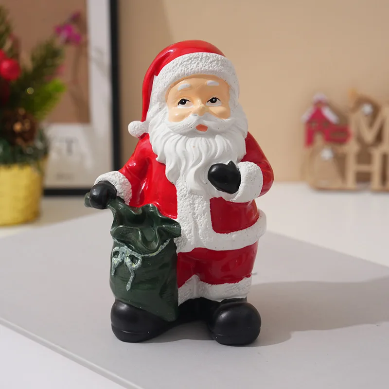 Christmas Santa Resin Ornament - Vintage Collectible Santa 评论和价格