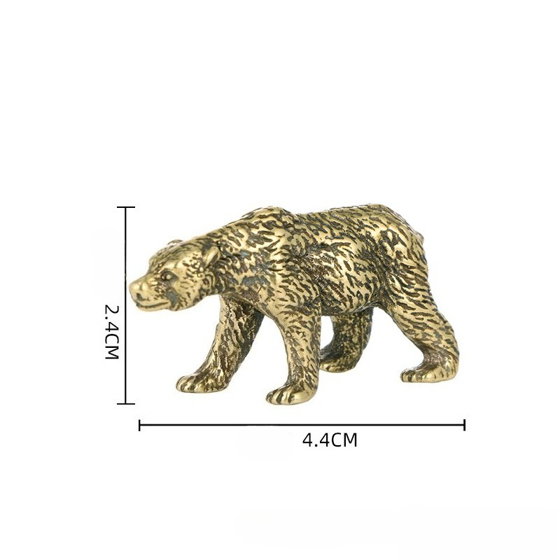 1PC Vintage Solid Brass Bear S - Vintage Collectible Bears 评论和价格