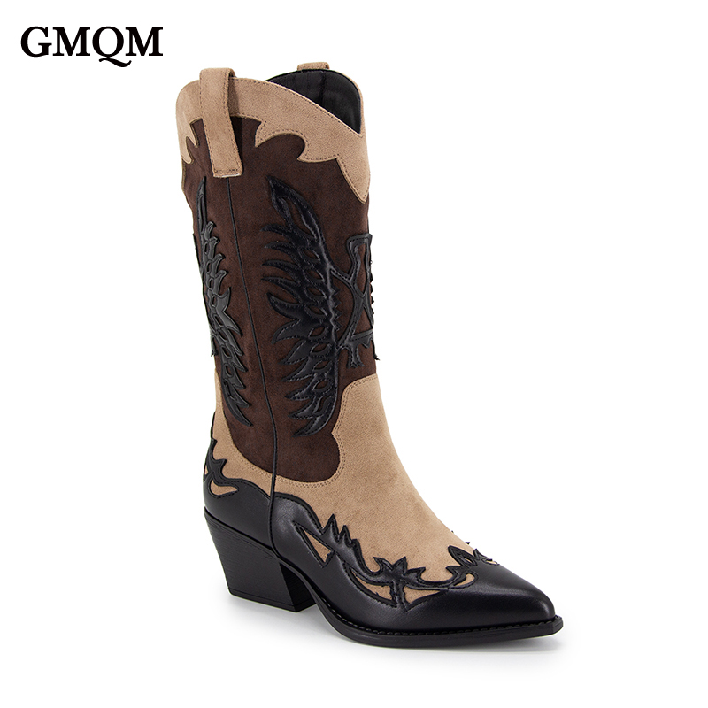 GMQM 2025 Women's Mid Calf Boo - Vintage Zipper 评论和价格