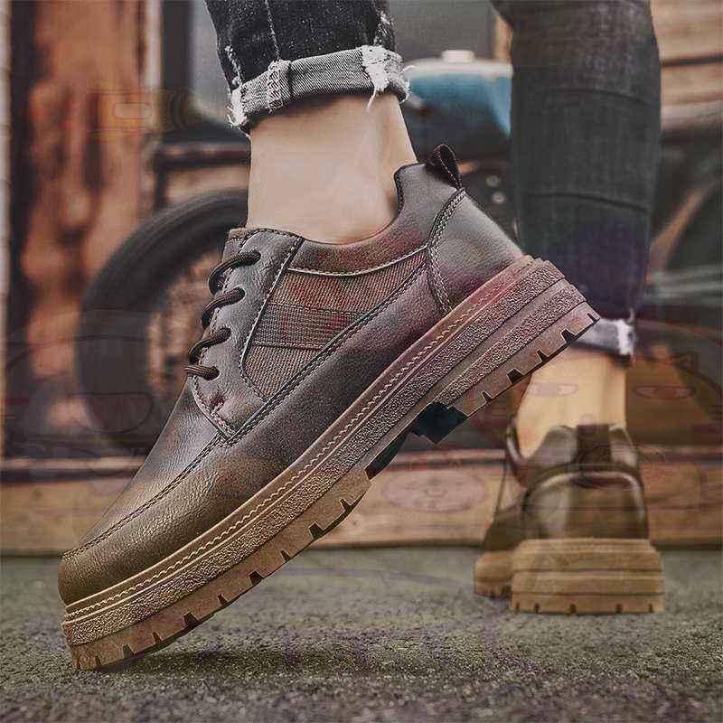 Dark Natural Leather Fashion T - Vintage Collectible Shoes 评论和价格