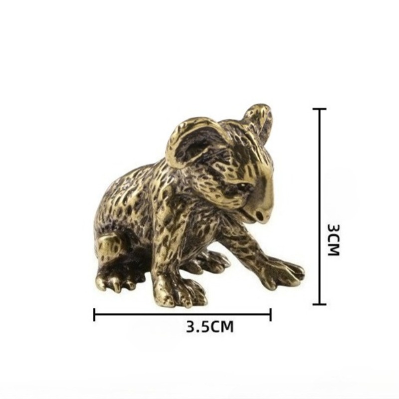 1 PC Vintage Hand Carved Brass - Vintage Collectible Bears 评论和价格