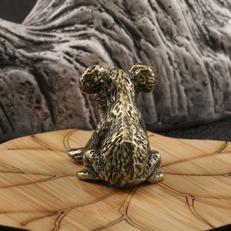 1 PC Vintage Hand Carved Brass - Vintage Collectible Bears 评论和价格