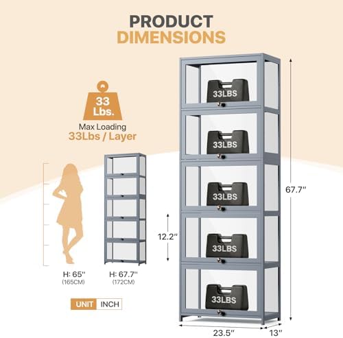Display Cabinet, 5-Tier Displa - Collectible & Vintage Dolls For Wedding 评论和价格