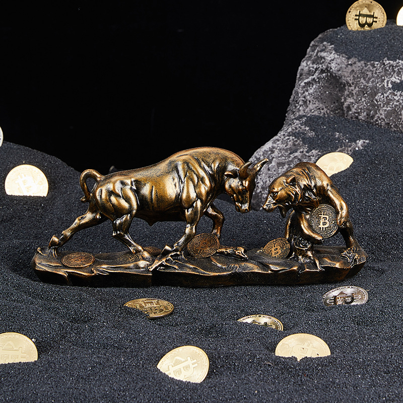 Feng Shui Bear Bull Statue Col - Vintage Collectible Bears 评论和价格
