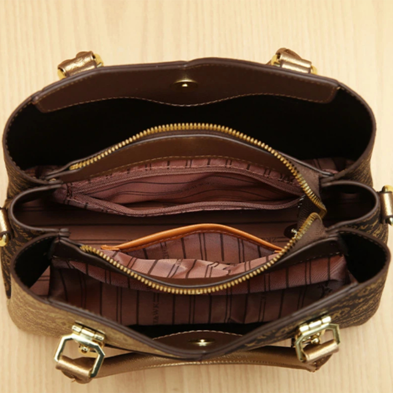 Vintage Printed Handbags for W - Vintage Zipper 评论和价格