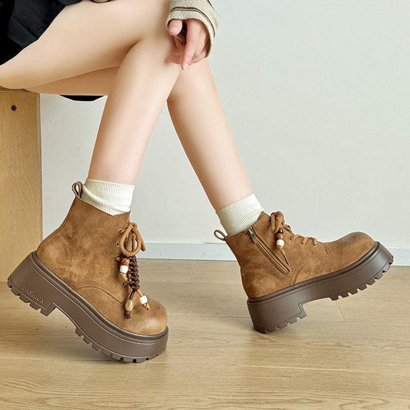 Vintage Chunky Platform Ankle  - Vintage Zipper 评论和价格