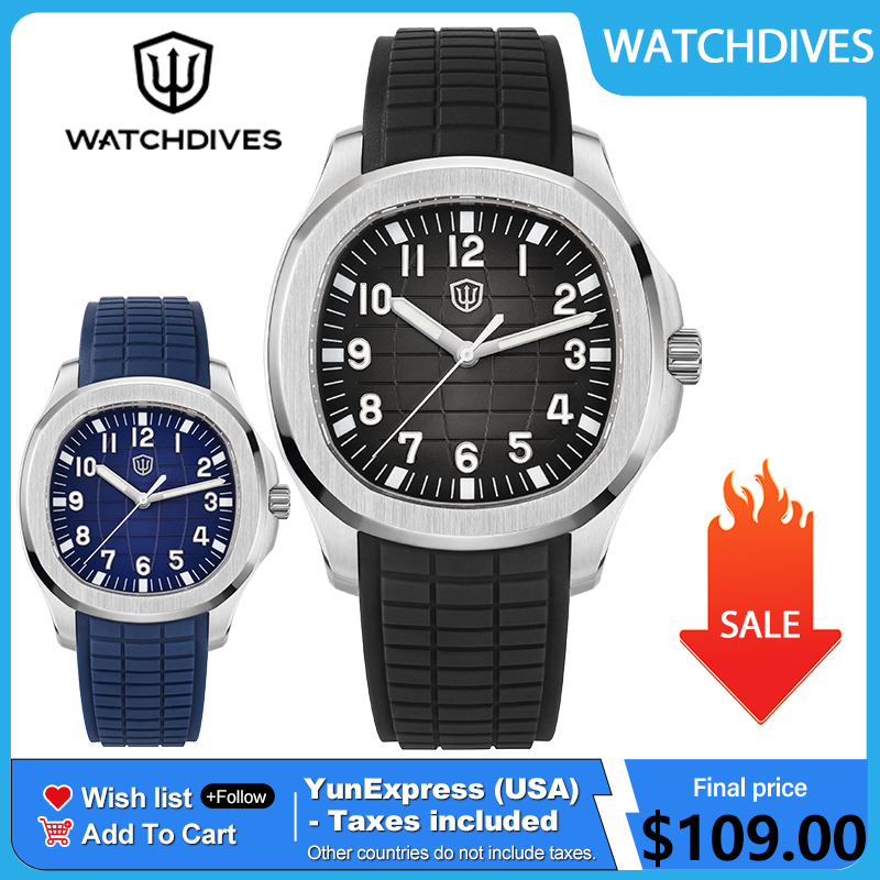 Watchdives WD008 38mm Dive Men - Vintage Collectible Watches 评论和价格