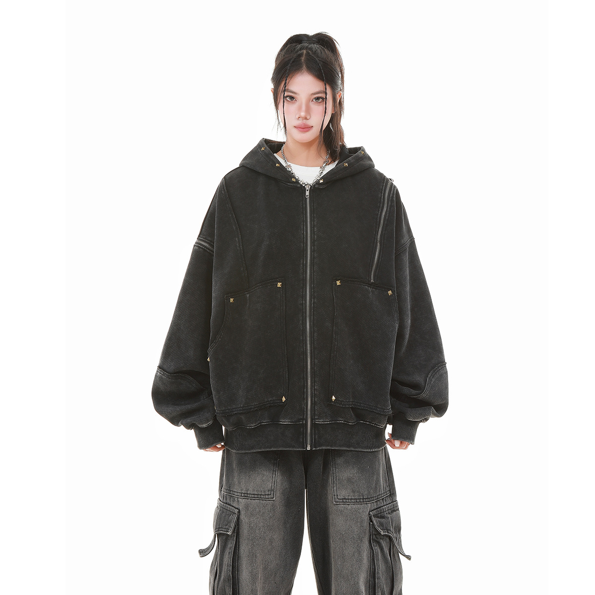 Men Vintage Hooded Jacket 2025 - Vintage Zip Hoodie 评论和价格