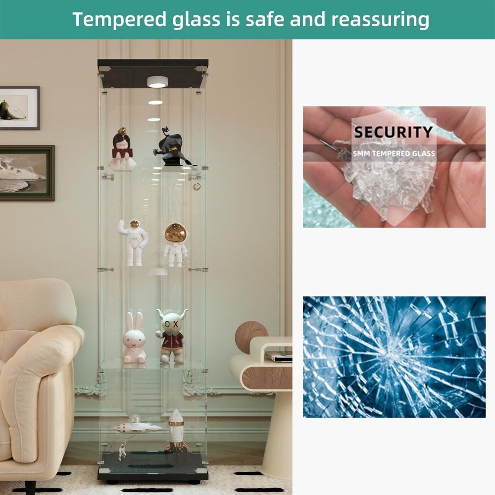 LED-Illuminated Glass Cabinet  - Collectible & Vintage Dolls For Wedding 评论和价格