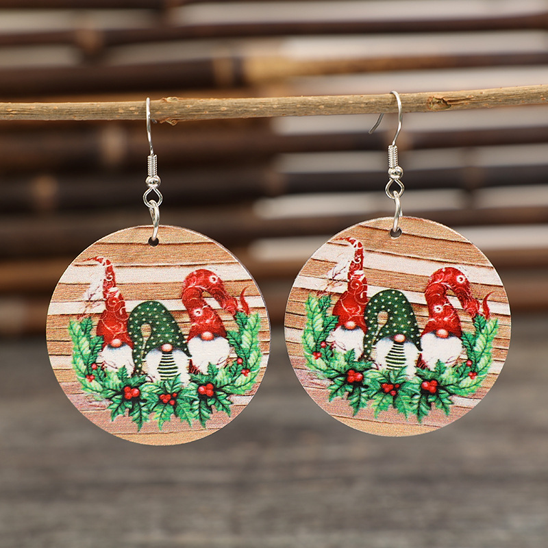 New Vintage Wooden Christmas C - Vintage Collectible Santa 评论和价格