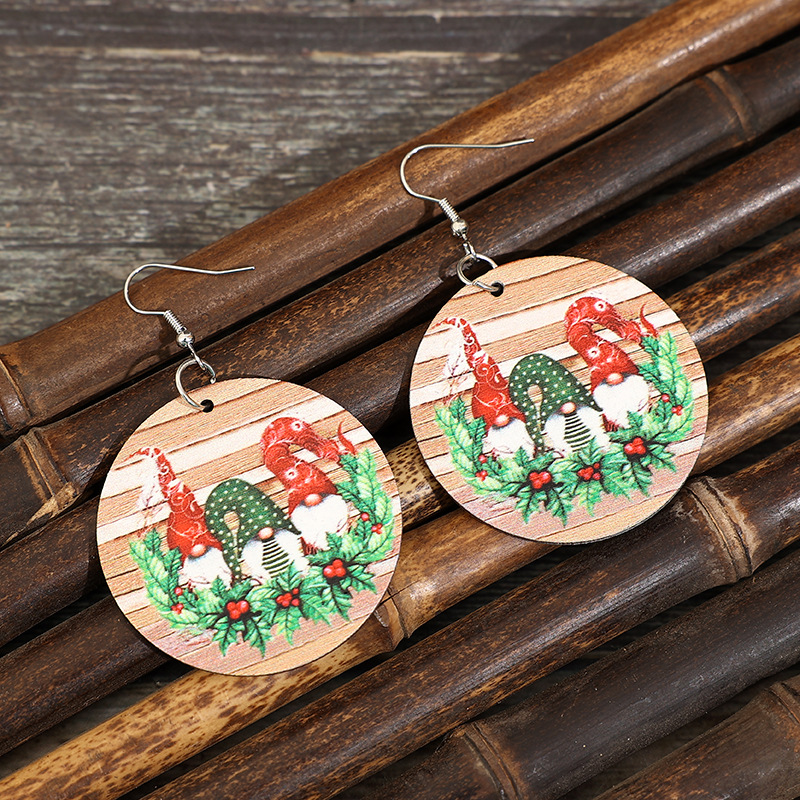 New Vintage Wooden Christmas C - Vintage Collectible Santa 评论和价格